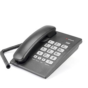 Aparelho telefonico com fio ibratele mod.mesa preto - bright (unidade)
