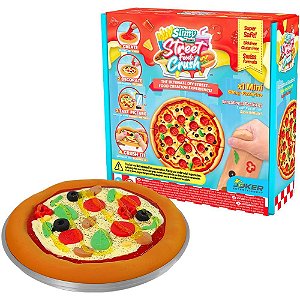 Slime mini kit pizza slimy dit food - candide (unidade)