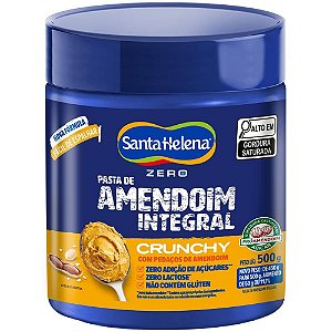 Doce pasta de amendoim crunchy 500g - santa helena (unidade)
