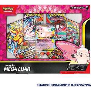 Jogo de cartas pokemon box mega luar (sortido) - copag (unidade)