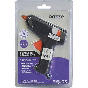 Pistola de cola quente bazze 10-10w pequena bivolt - summit (unidade)