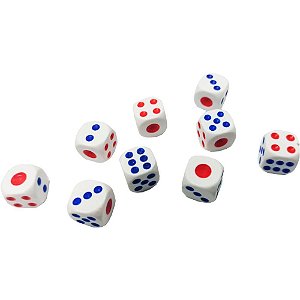 Dado tomix 1,3cm 9und (sortido) - toy mix (unidade)