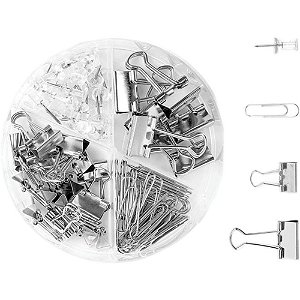 Acessorio para mesa kit office c/4 itens prata - v.m.p. (unidade)