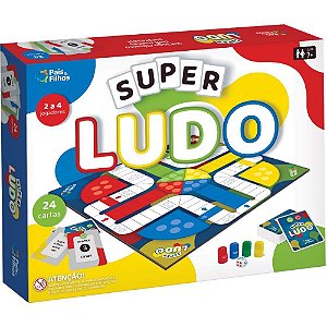 Jogo de tabuleiro super ludo - pais e filhos (unidade)