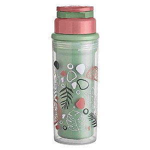 Garrafa plastica duo nativa 500ml parede dupla - tiba (unidade)