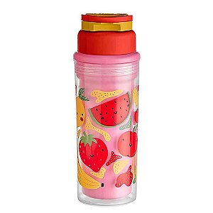 Garrafa plastica duo pop 500ml parede dupla - tiba (unidade)