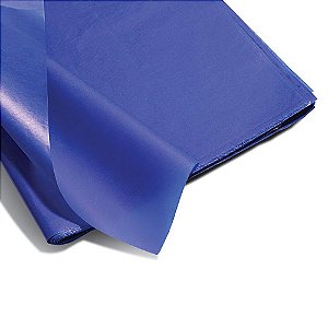 Papel de seda azul escuro 48x60cm 20g - ridet (pct.c/100)
