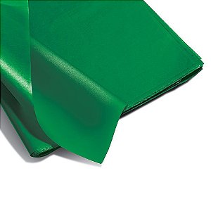 Papel de seda verde bandeira 48x60cm 20g - ridet (pct.c/100)