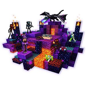Brinquedo para montar blocks supercraft submundo 120 - brinc. de crianca (unidade)