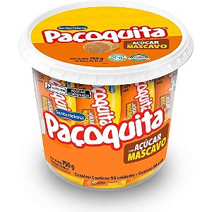 Doce pacoquita mascavo 750g emb. - santa helena (pote-50)