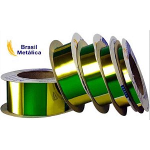 Copa do mundo fita metaloide 10mmx50m brasil - lantecor (unidade)