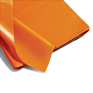Papel de seda laranja 48x60cm 20g - ridet (pct.c/100)