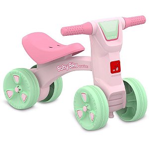 Bicicleta infantil baby bike equilibrio rosa - bandeirante (unidade)