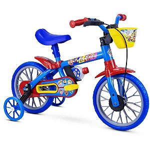 Bicicleta infantil aro 12 patrulha canina - nathor (unidade)