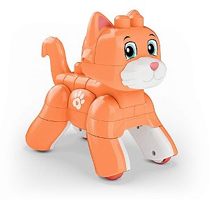 Mega bloks monte e ande gatinho 3em1 25pc - mattel (unidade)