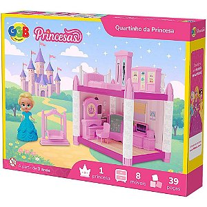 Casinha de boneca quartinho da princesa - ggb plast (unidade)