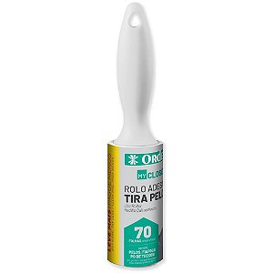 Produto para roupa rolo adesivo p/pelos c/70fls - ordene (unidade)