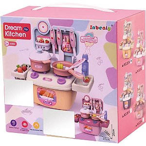 Brincando de casinha mini cozinha sai agua 28cm - samba toys (unidade)