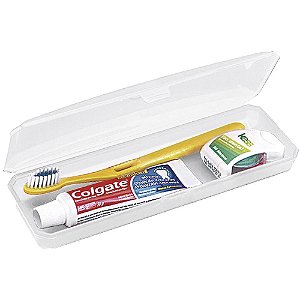 Estojo plastico transparente - nitron (unidade)