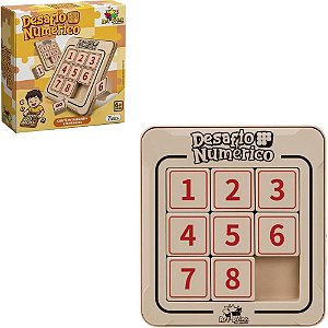 Brinquedo pedagogico racha cuca madeira 13cm - art brink (unidade)
