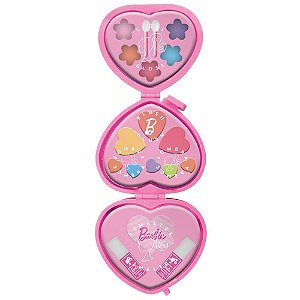 Maquiagem e beleza infantil barbie paleta love - multikids (unidade)