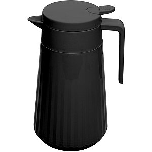 Garrafa termica rosca unique preta 1l - lyor (unidade)