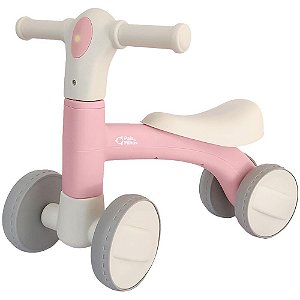 Bicicleta infantil fofo ride equilibrio rosa - pais e filhos (unidade)