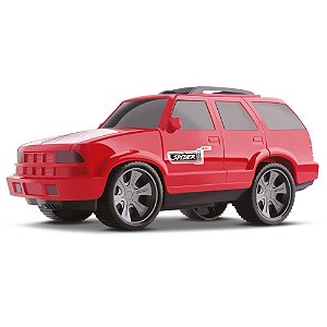 Carrinho super spider vermelho - silmar brinquedos (unidade)