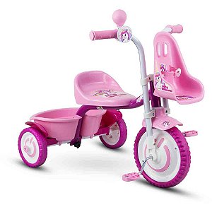 Triciclo you 3 girl baby unicorn - nathor (unidade)