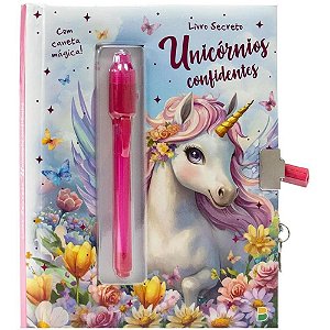 Diario unicornios c/cadeado 104p - todolivro (unidade)