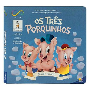 Livro infantil ilustrado neuro 3 porquinh. cd 20x20 16p - todolivro (unidade)