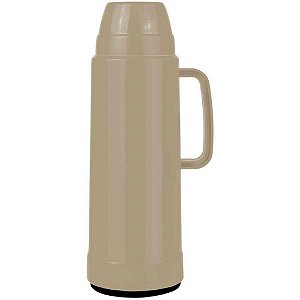 Garrafa termica rosca use bege 1l - mor (unidade)