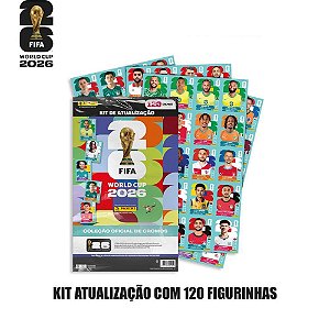 Copa panini 2026 kit atualizacao fifa c/120 fig - panini (kit)