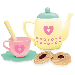 Brincando de casinha doce cozinha cha com biscoitos - cardoso toys (unidade)
