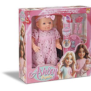 Boneca ashley papinha 34cm - bee toys (unidade)