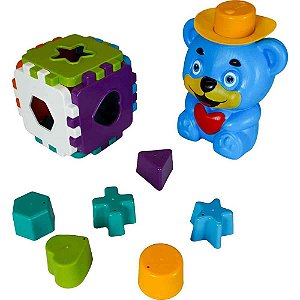 Brinquedo educativo kit ursinho tico - kendy brinquedos (unidade)