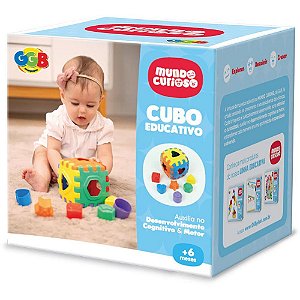 Brinquedo educativo cubo educativo - ggb plast (unidade)