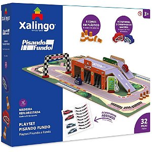 Cenario tematico (playset) pisando fundo 32pcs - xalingo (unidade)