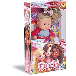 Boneca duda loira 32cm - bee toys (unidade)