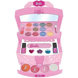 Maquiagem e beleza infantil barbie maleta glam - multikids (unidade)