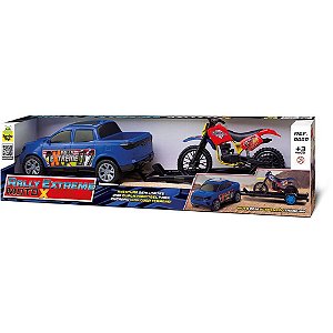 Carrinho rally extreme moto x - samba toys (unidade)