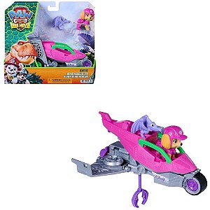Boneco e personagem patrulha canina skye dino - sunny (unidade)