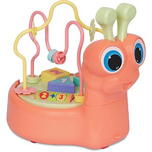 Brinquedo pedagogico caracol sensorial - merco toys (unidade)