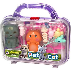 Brinquedo diverso maleta pet cat - pakitoys (unidade)