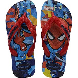 Chinelo havaianas infantil kids top marvel 33/4 marinho - havaianas (par)