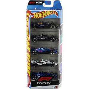 Hot wheels colecionavel formula 1 5-pack carrinhos - mattel (unidade)