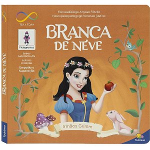 Livro infantil ilustrado neuro branca neve cd 20x20 36p - todolivro (unidade)