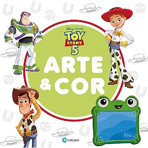 Livro infantil colorir arte e cor toy story 27x27 36p - culturama (unidade)