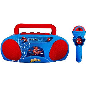 Brinquedo diverso spider-man boom box karaoke - candide (unidade)