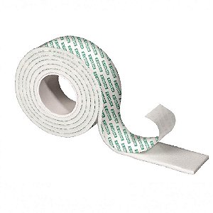 Fita dupla face espuma 24mmx1m. branca 20kg - ordene (unidade)